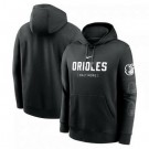 Men's Baltimore Orioles Black Fashion Club Pullover Hoodie