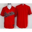 Men's Baltimore Orioles Blank Orange Cool Base Jersey