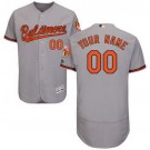 Men's Baltimore Orioles Customized Gray FlexBase Jersey