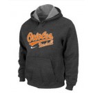 Men's Baltimore Orioles Dark Gray Printed Pullover Hoodie