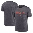 Men's Baltimore Orioles Gray Velocity Performance Practice T Shirt