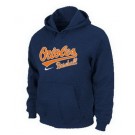 Men's Baltimore Orioles Navy Blue Printed Pullover Hoodie
