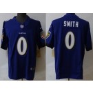 Men's Baltimore Ravens #0 Roquan Smith Limited Purple FUSE Vapor Jersey