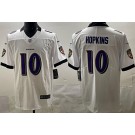 Men's Baltimore Ravens #10 DeAndre Hopkins Limited White Vapor Jersey