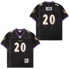 Men's Baltimore Ravens #20 Ed Reed Black 2004 Throwback Jersey