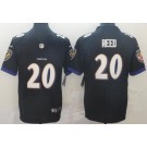 Men's Baltimore Ravens #20 Ed Reed Limited Black Vapor Untouchable Jersey