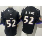 Men's Baltimore Ravens #52 Ray Lewis Limited Black FUSE Vapor Jersey