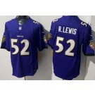 Men's Baltimore Ravens #52 Ray Lewis Limited Purple FUSE Vapor Jersey