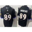 Men's Baltimore Ravens #89 Mark Andrews Limited Black FUSE Vapor Jersey