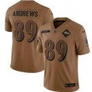 Men's Baltimore Ravens #89 Mark Andrews Limited Brown 2023 Salute To Service Jersey