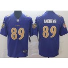 Men's Baltimore Ravens #89 Mark Andrews Limited Purple Rush Color Jersey