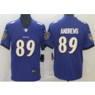 Men's Baltimore Ravens #89 Mark Andrews Limited Purple Vapor Untouchable Jersey