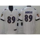 Men's Baltimore Ravens #89 Mark Andrews Limited White Vapor Untouchable Jersey