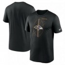 Men's Baltimore Ravens Black Legend Icon Performance T Shirt