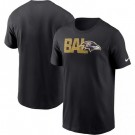 Men's Baltimore Ravens Black Local Essential T Shirt