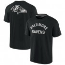 Men's Baltimore Ravens Black Super Soft Short Sleeve T Shirt