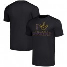 Men's Baltimore Ravens Black The NFL ASL Collection by Love Sign Tri Blend T Shirt