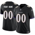 Men's Baltimore Ravens Customized Limited Black FUSE Vapor Jersey