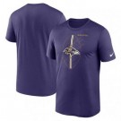 Men's Baltimore Ravens Purple Legend Icon Performance T Shirt