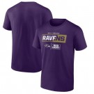 Men's Baltimore Ravens Purple NFL x Bud Light T Shirt