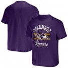 Men's Baltimore Ravens Purple NFL x Darius Rucker Collection Stripe T Shirt