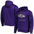 Men's Baltimore Ravens Purple Printed Pullover Hoodie 302557