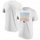 Men's Baltimore Ravens White City Pride T Shirt