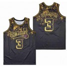 Men's Bethel Bruins #3 Allen Iverson Black Basketball Jersey