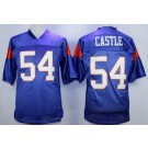 Men's Blue Mountain State #54 Kevin Thad Castle Blue Football Jersey