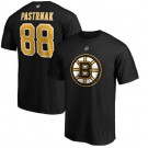 Men's Boston Bruins #88 David Pastrnak Black Printed T Shirt 112240