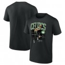 Men's Boston Celtics #0 Jayson Tatum Black Charge T-Shirt