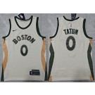Men's Boston Celtics #0 Jayson Tatum Cream 2023 City Icon Swingman Jersey