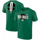 Men's Boston Celtics #0 Jayson Tatum Green 2022 Finals Bound T-Shirt