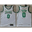 Men's Boston Celtics #0 Jayson Tatum White Classic Icon Swingman Jersey