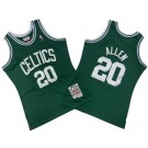 Men's Boston Celtics #20 Ray Allen Green 2007 Throwback Swingman Jersey