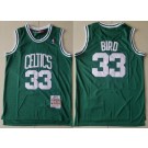 Men's Boston Celtics #33 Larry Bird Green 1985 Hollywood Classic Swingman Jersey