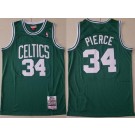 Men's Boston Celtics #34 Paul Pierce Green 2007 Throwback Swingman Jersey