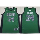 Men's Boston Celtics #34 Paul Pierce Green Alternate Swingman Jersey