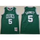 Men's Boston Celtics #5 Kevin Garnett Green 2007 Throwback Swingman Jersey