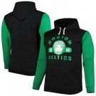 Men's Boston Celtics Black Green Bold Attack Pullover Hoodie