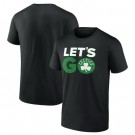 Men's Boston Celtics Black Hometown Collection Let's Go T-Shirt