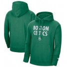 Men's Boston Celtics Green 2021 City Edition Essential Logo Fleece Pullover Hoodie
