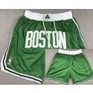 Men's Boston Celtics Green 2023 Just Don Shorts