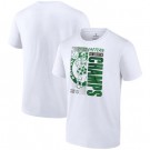 Men's Boston Celtics White 2022 Eastern Conference Champions Locker Room T-Shirt