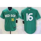 Men's Boston Red Sox #16 Jarren Duran Green 2025 City Connect Limited Jersey