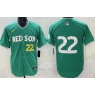 Men's Boston Red Sox #22 Garrett Whitlock Green 2025 City Connect Limited Jersey