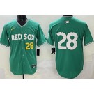 Men's Boston Red Sox #28 Kristian Campbell Green 2025 City Connect Limited Jersey