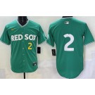 Men's Boston Red Sox #2 Alex Bregman Green 2025 City Connect Limited Jersey