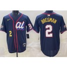 Men's Boston Red Sox #2 Alex Bregman Navy 2025 All Star Limited Jersey