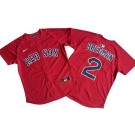 Men's Boston Red Sox #2 Alex Bregman Red Limited Jersey